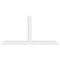 Ekena Millwork Portland Architectural Grade PVC Gable Bracket, 96"W x 48"H x 6"D x 6"F, 12/12 Pitch GBP096X48X0606POR00 - alternate 3